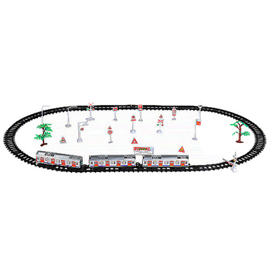 Железная дорога Сабвэй на батарейках звук свет JHX5512 1